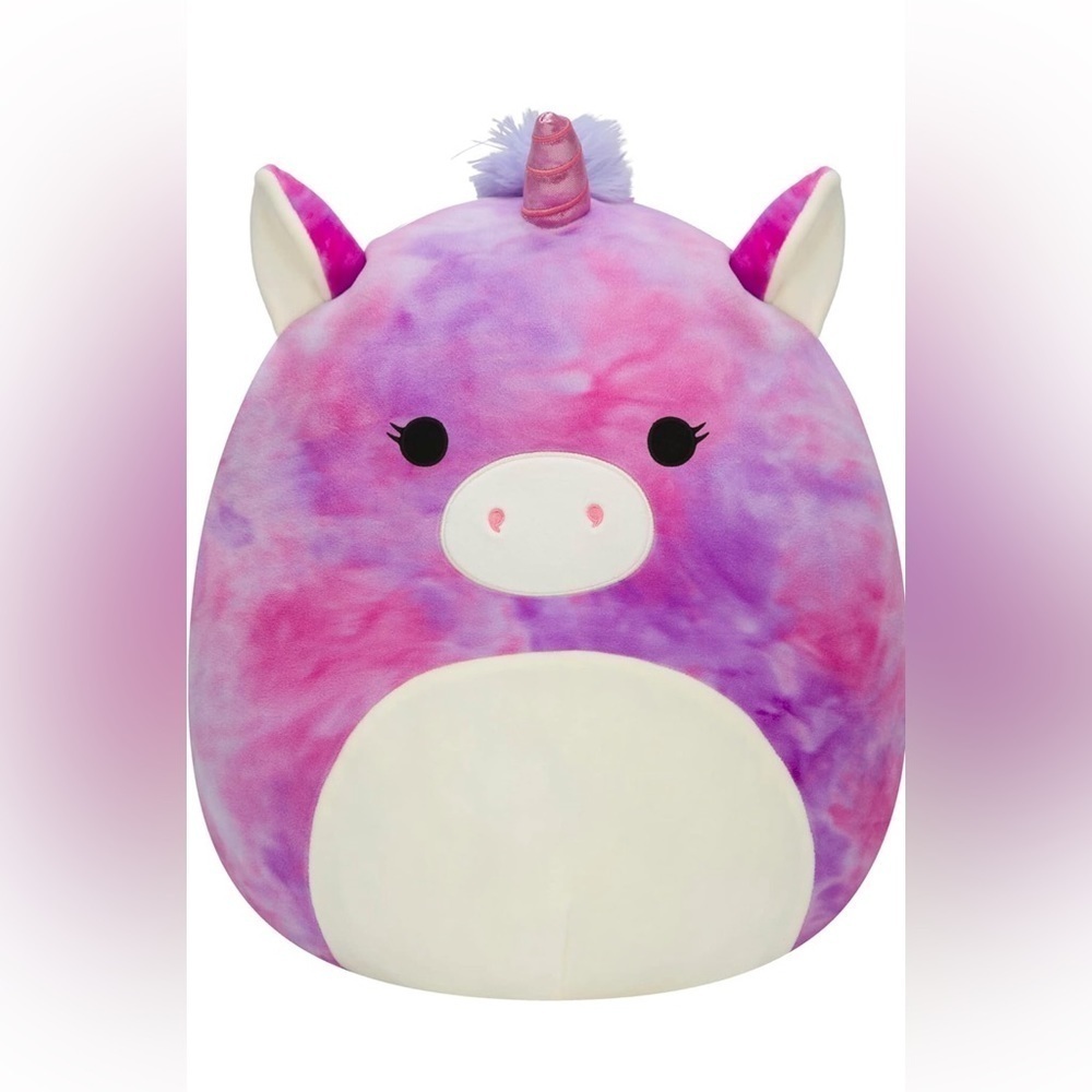 Lola the unicorn tie dye 8” squishmallow
